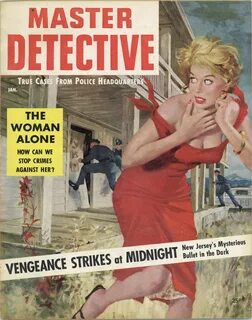Vengence Strikes At Midnight -- Pulp Covers