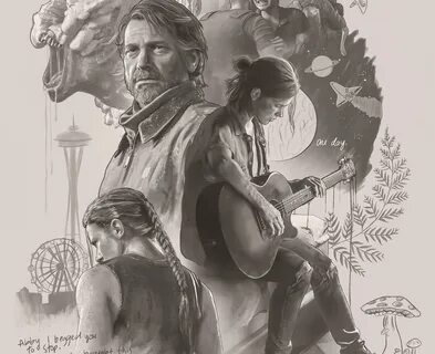 The Last of Us Part 2 Fan-Art Poster in Ellie’s Journal Entr