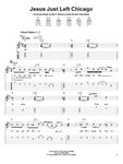 Jesus Just Left Chicago Sheet Music ZZ Top Easy Guitar Tab