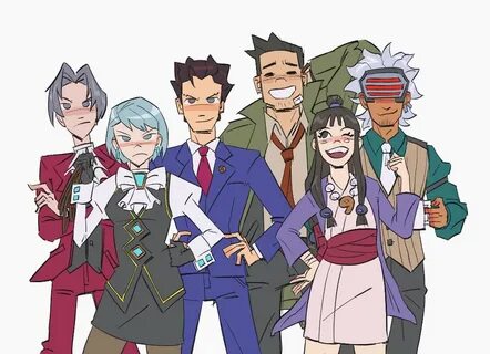 squad or whatever #AceAttorney #phoenixw"camriod の イ ラ ス ト