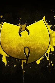 Скачать обои Music, Black, Logo, Wallpaper, Yellow, Wu-Tang 