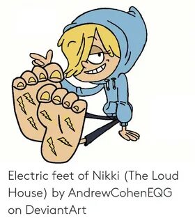 Electric Feet of Nikki the Loud House by AndrewCohenEQG on D