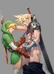 Link and Cloud are gays and touch cocks each other Yaoi Хент