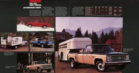 1985 Chevrolet Full Size Pickups Brochure