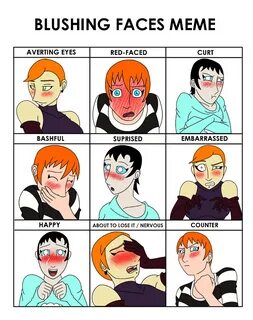 Blushing Faces Meme Sasu By Sasucchi95 On Deviantart - Madre