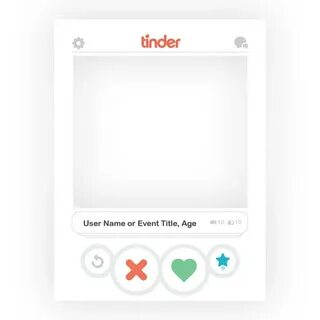 Tinder Frame y Photobooth Prop Diseño personalizado impreso 