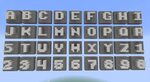 Minecraft lettering, What font does Minecraft use? (Answered