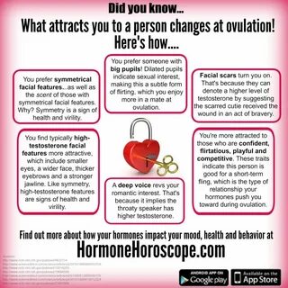 Turns out, hormones during ovulation make you prefer certain characteristic...