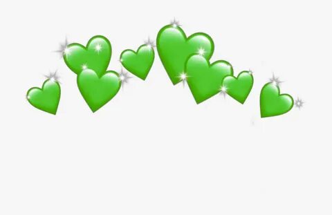 Green Heart Crown Png, Transparent Png , Transparent Png Ima