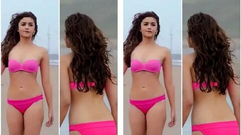 Alia Bhatt Sizzles In Pink Bikini In 'Shaandaar' - YouTube