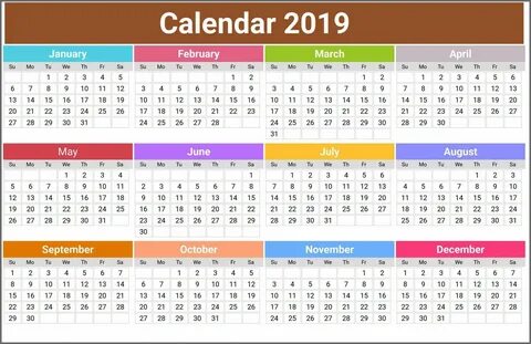 Calendar 2019 japanese pictures