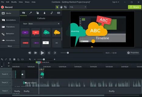 Скачать TechSmith Camtasia Studio Торрент (0.13 Build 28357)