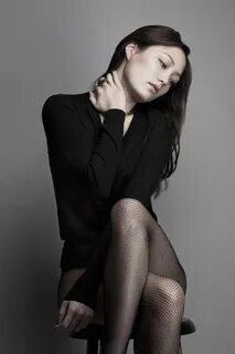 Asian Celebrity Tights 明 星 絲 襪 Pom klementieff, Black tights outfit, Fashion