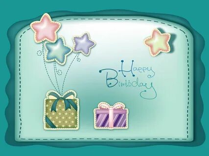 Wish birthday with free birthday wallpapers to friends, girl