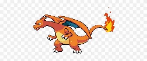 Gifs - Charizard Sprite Gif - Free Transparent PNG Clipart I