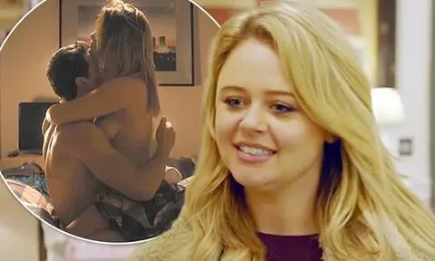 Emily Atack admits that her male co-stars usually get 'excit