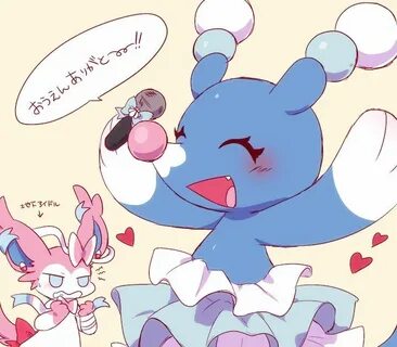 Sylveon and Brionne Pokemon game characters, Pokemon, Cute p