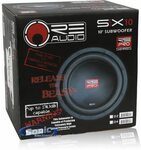 RE Audio SX PRO 10D4 10" SX Pro Car Subwoofer - Sonic Electr