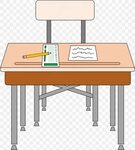 Student Table Clipart