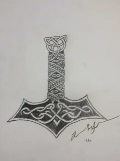 Thor Hammer Tattoo Designs