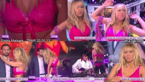Enora Malagré sexy en Britney Spears dans TPMP 20.05.13 (vid