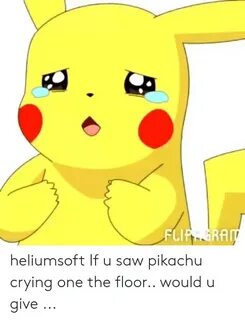FLIFH GRAM Heliumsoft if U Saw Pikachu Crying One the Floor 