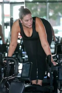 Ashley Graham at the gym in Los Angeles GotCeleb