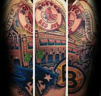 60 Boston Red Sox Tattoos For Men - Baseball Ink Ideas Bosto