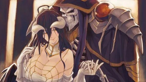 Wallpaper ID: 108646 / Ainz Ooal Gown, Albedo (OverLord), bl