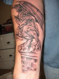 Gargoyle tattoo on forearm - Tattoos Book - 65.000 Tattoos D