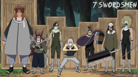 7 ninja swordsmen of the mist Anime naruto, Naruto shippuden
