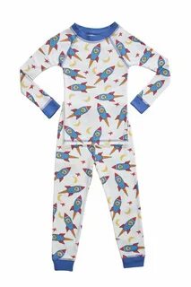 Organic Rocket Pajamas │ Organic Boys Pajamas Made in USA Bo