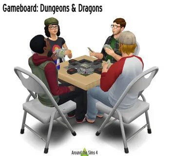 Dungeons and Dragons Game Board from Around The Sims 4 * Sim