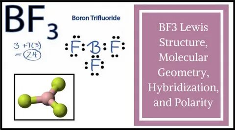 BF3 Lewis Structure, Molecular Geometry, Hybridization, and 