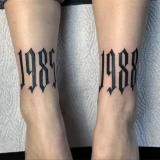10 Amazing "1988" Tattoo Designs with Celebrities - Body Art