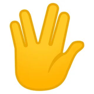 Vulcan salute Icon Noto Emoji People Bodyparts Iconset Googl
