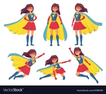 Woman superhero character wonder girl Royalty Free Vector