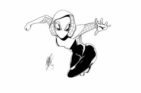 Spider Gwen Coloring Pages / Spider-Gwen (2015 1st Series) c