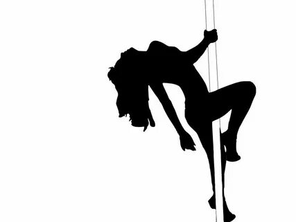 Wallpaper, Silhouette, pole dancers, dancers Wallpaper free 