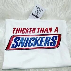 Thicker than a Snickers T-shirt watsonarquitectura T-shirts 
