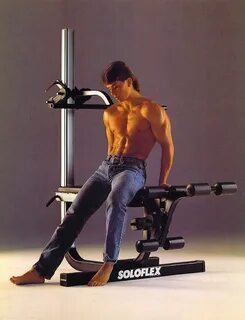 I used to have one of these. (the Soloflex machine) 80s men,