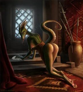 The Lusty Argonian Maid Hentai