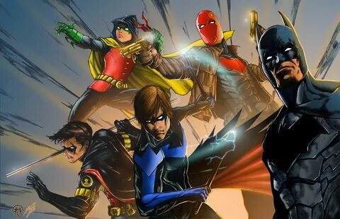 Knights Of Gotham 4k superheroes wallpapers, robin wallpaper