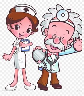 Physician Cartoon Nurse - 卡 通 护 士 - Free Transparent PNG Cli
