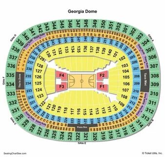 Georgia Dome Seating Chart Seating Charts & Tickets