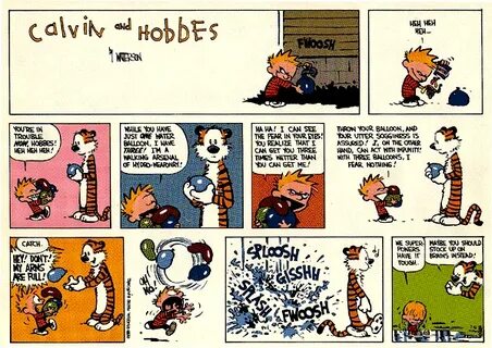 July 16, 1989 - Catch Calvin and hobbes, Calvin and hobbes c