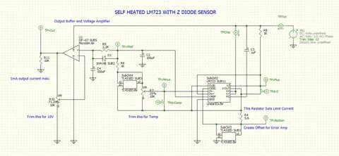 Silly Circuits - A Heated LM723 Reference - Electronic Proje