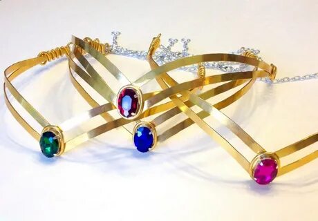 SAILOR MOON Tiara Jewel Headband Choose Your Own COLOR Etsy