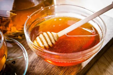 Honey in a glass bowl - free photo