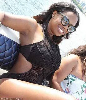 Real Housewives Of Atlanta’s Kandi Burruss sports sexy one-p